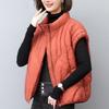 Down Cotton Vest Women's Autumn Winter Loose Fashion All-match Warm Sleeveless Waistcoat Jacket Female Tops