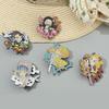 Anime Demon Slayer Enamel Pins Kimetsu No Yaiba Cute Chibi Character Brooches Lapel Badges for Backpack