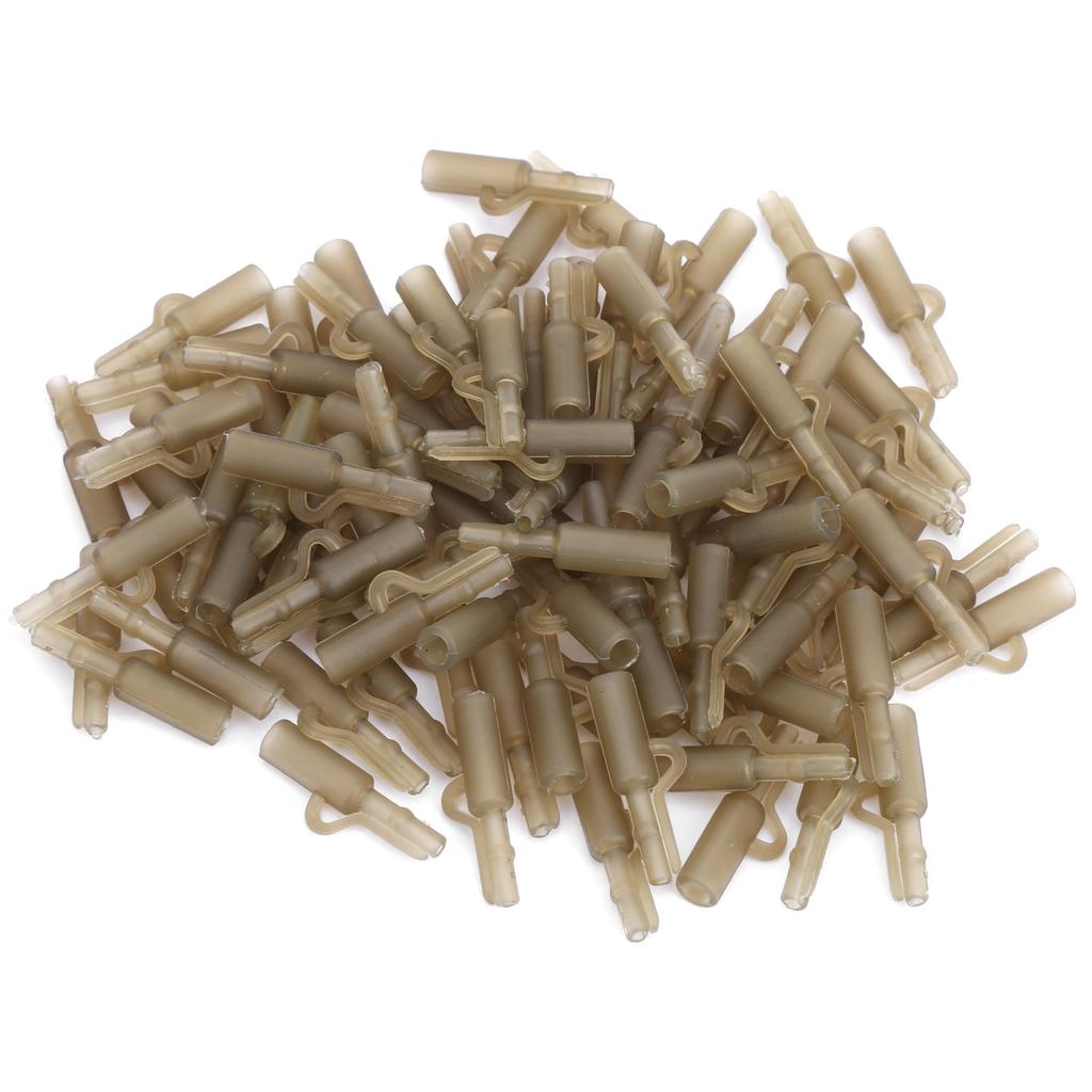 100 Sets 35MM Carp Fishing Fixing Line Connector Sleeve Clip Tackle Accessory