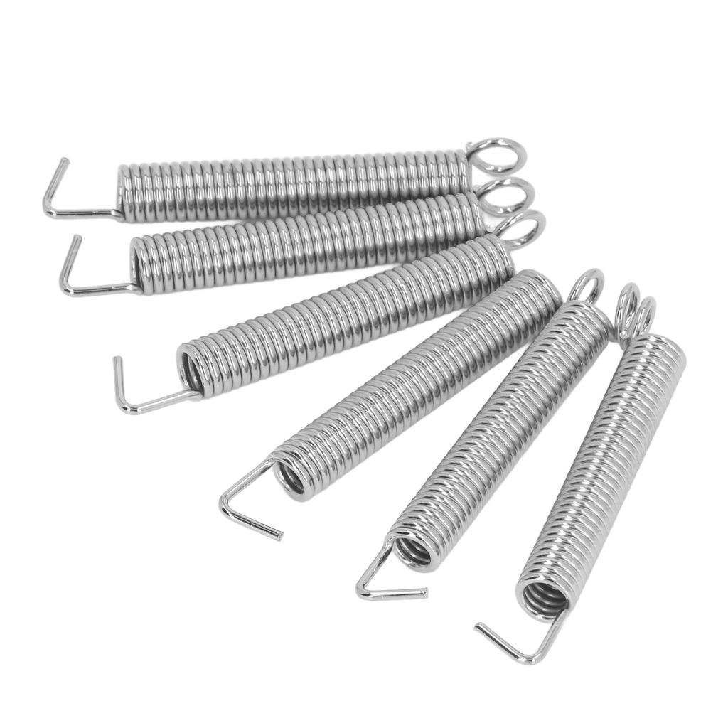 6Pcs Electric Guitar Tremolo Bridge Springs Metal Tailpiece Replacement Parts Hardware