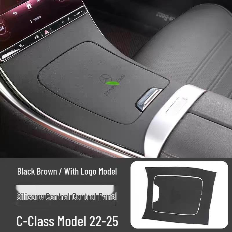 Силиконовый противоскользящий коврик для центральной консоли Mercedes-Benz C-Class GLC300L/C260L/C200L, аксессуар для интерьера