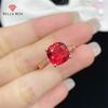 Red Square Shape New Temperament  Delicate  Rings For Women Zircon Engagement Party Fine Personalized  Jewelry Gift