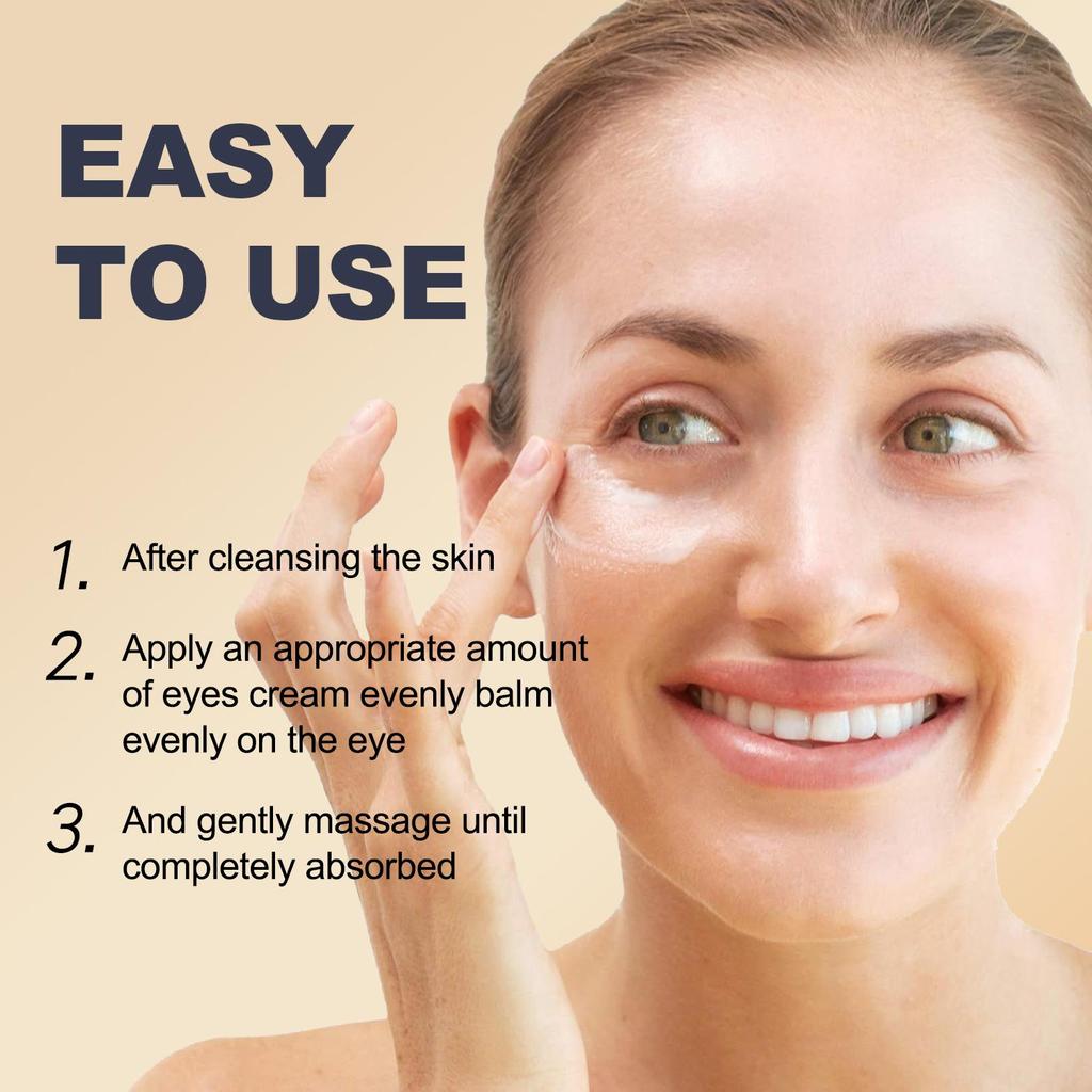 Крем для век с куркумой и витамином С - увлажняет и питает нежную кожу под глазами, устраняет мешки под глазами и укрепляет кожу, 60 г