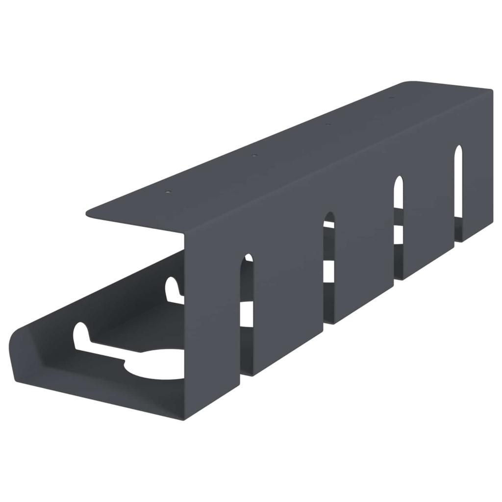 Under Desk Cable Management Tray 2 Pcs Anthracite