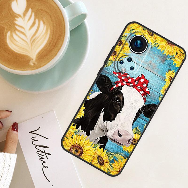 Подсолнух Осел Свинья Корова Лошадь Для Honor Magic 8 Pro 7 6 5 Lite Чехол Для Honor 400 200 50 70 90 X8c X9a X9b X9c X9d Win RT