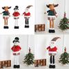 Adjustable Leg Christmas Characters Stylish Plush Decoration Home Accessory Portable for Holiday Ornament Display