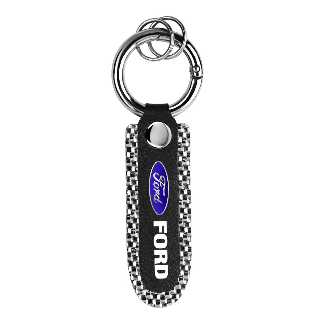 MINO2 Metal Car Keychains Fashion Creative Key Holder Accessories For Ford Ranger Focus Kuga Mustang S-MAX Transit Mondeo Fusion Fiest