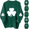 Женские толстовки с длинным рукавом и круглым вырезом, большие размеры, забавные St. Пуловер «Ирландские рубашки Патрика»