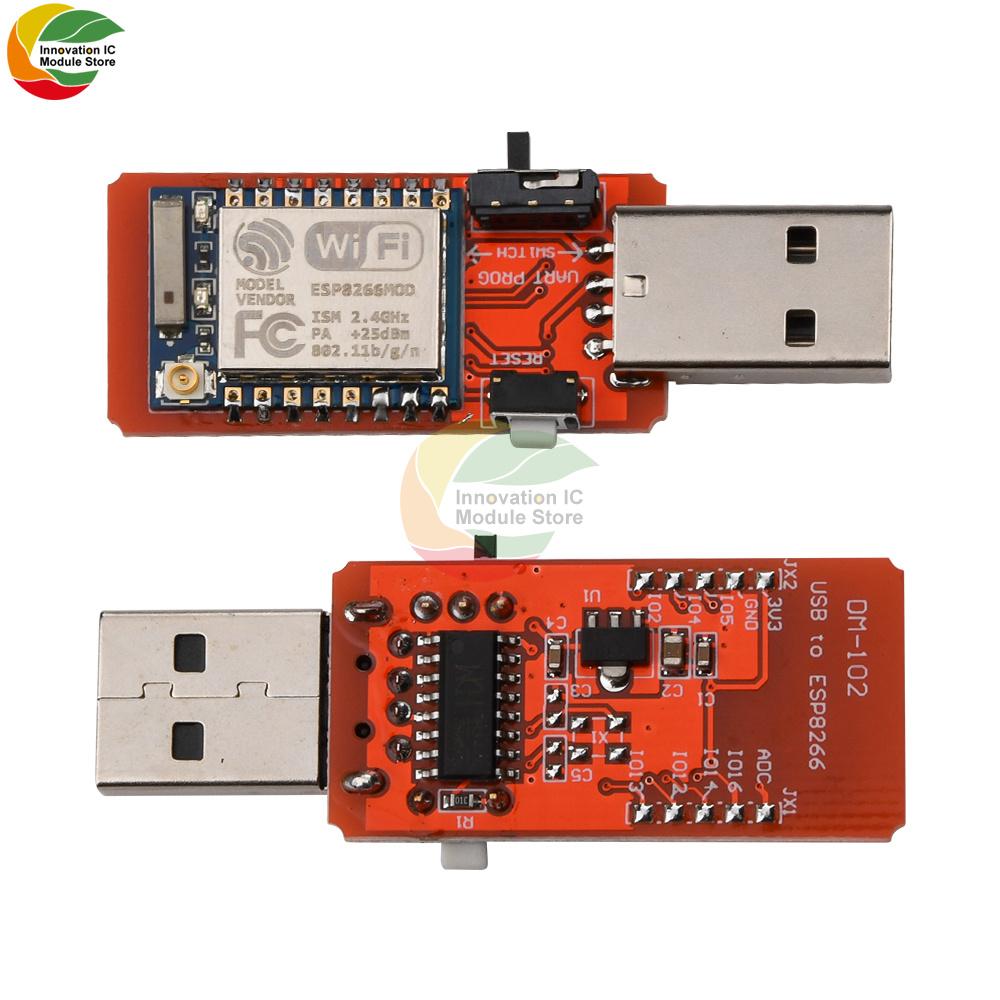 CH340G USB в ESP8266 ESP07 ESP-07 WiFi Беспроводной Модуль Конвертер Плата Разработки Программатор UART Адаптер 2.4GHz IPEX Антенна