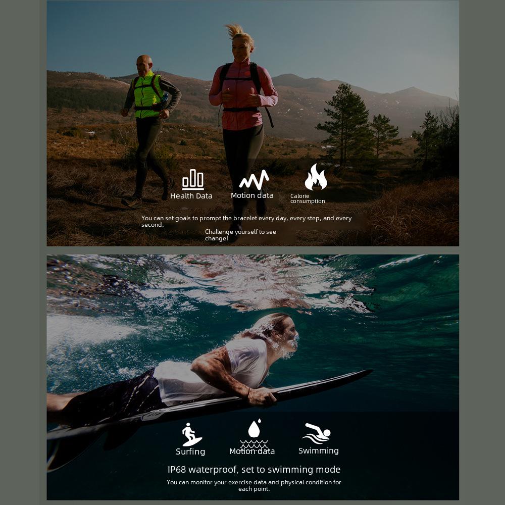 Умные часы C22: Новый дисплей 1,6", Bluetooth-звонки, музыкальный проигрыватель, отслеживание занятий спортом на открытом воздухе, счетчик шагов, водонепроницаемость 3 АТМ.