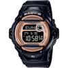 Женские часы Casio Baby-G BG-169UG-1JF Черные Аналогово-цифровые Водонепроницаемые