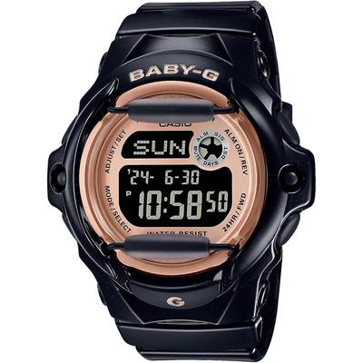 Женские часы Casio Baby-G BG-169UG-1JF Черные Аналогово-цифровые Водонепроницаемые