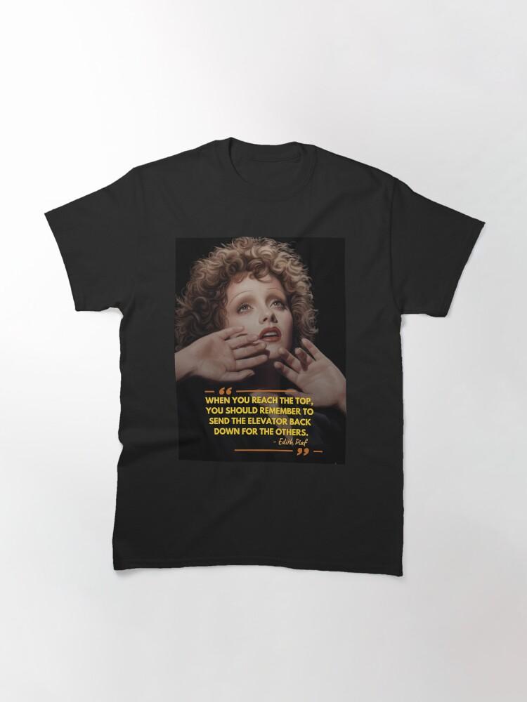 édith Piaf Edith Piaf Quote Painted HD Art Classic T-Shirt