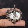 Wild Horse Magnesite Pendant Copper Wire Wrapped Pendant Awesome Gemstone Pendant Wire Wrapped Jewelry Gift For Her Handmade Copper Jewelry