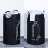 82L Wastewater Bottle Collector Bag Folding Dirty Clothes Basket  for Kitchen Office