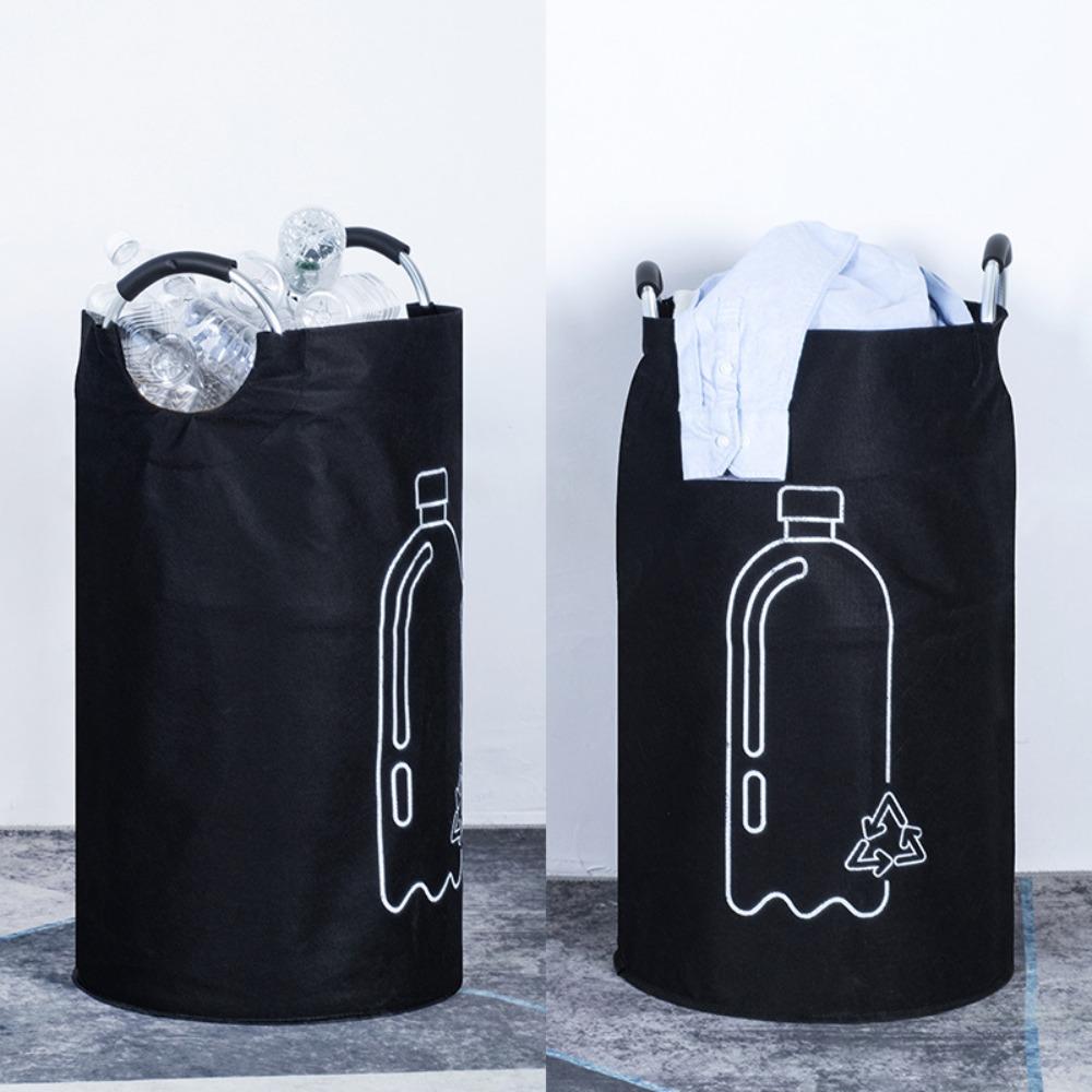 82L Wastewater Bottle Collector Bag Folding Dirty Clothes Basket  for Kitchen Office