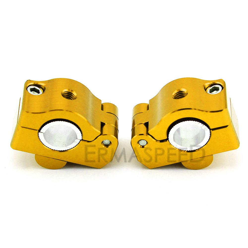 Алюминиевые стойки для руля мотоцикла с ЧПУ, универсальные 22 мм 28 мм, ручки для увеличения высоты, зажим для крепления на велосипеде для бездорожья MT09