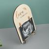 Wooden Baby B Ultrasound Photo Frame New Mother Photo Frame Commemorative Display Sonogram Photo Frame