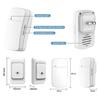 RF 433MHz Wireless Doorbell Waterproof House Chime 100M Remote EU US Plug Home Remote Welcome Door Bell Calls 38 Ringtones