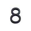 3D Black For Home Mailbox Hotel Address ABS Acrylic Number Plate Sign 0 To 9 Door Label Numeral Tag