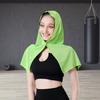 Охлаждающее полотенце U-образная толстовка с капюшоном для пляжа Кемпинг Тренажерный зал Защита от солнца Быстросохнущая защита головы Охлаждающая ткань Солнцезащитный крем Бандана Косынка