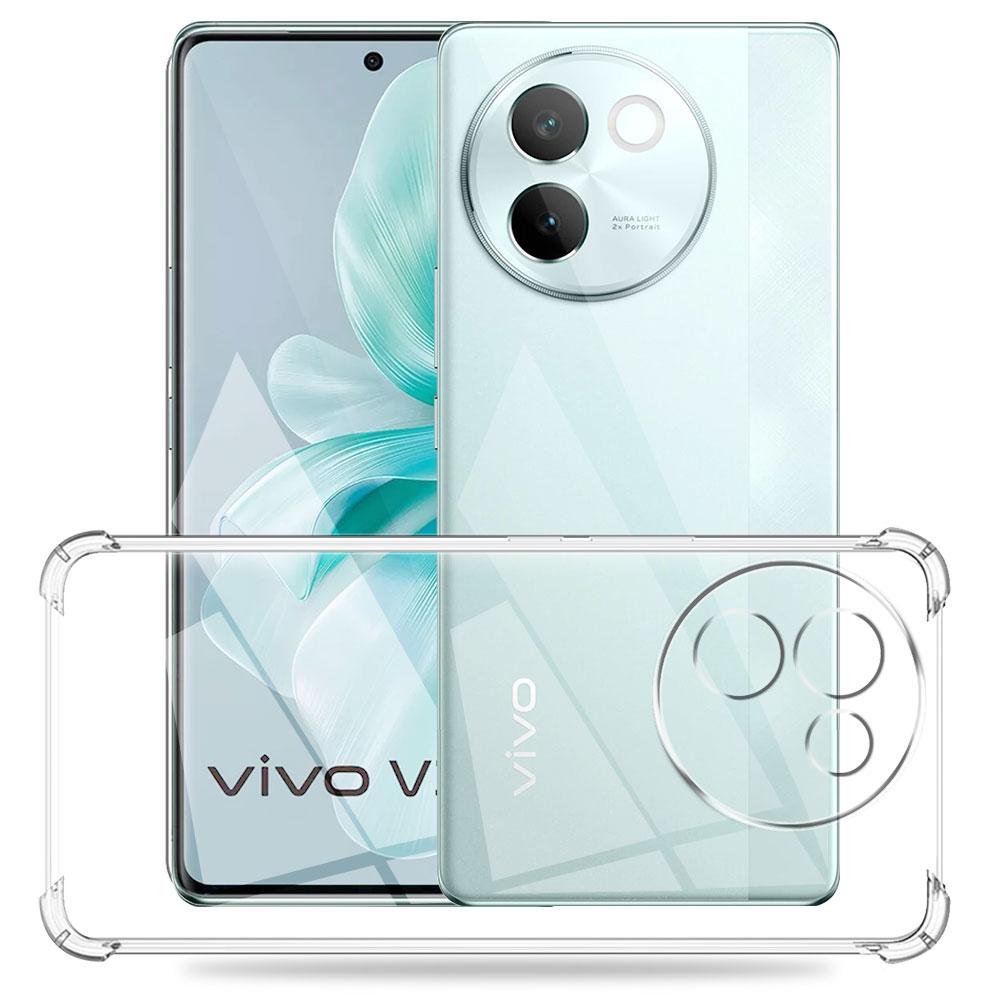For Vivo V30E 5G /Vivo T3X Cases Clear Shockproof Silicone Soft Phone Case For Vivo Y200i Back Cover On VivoV30E T3X Y200i Funda