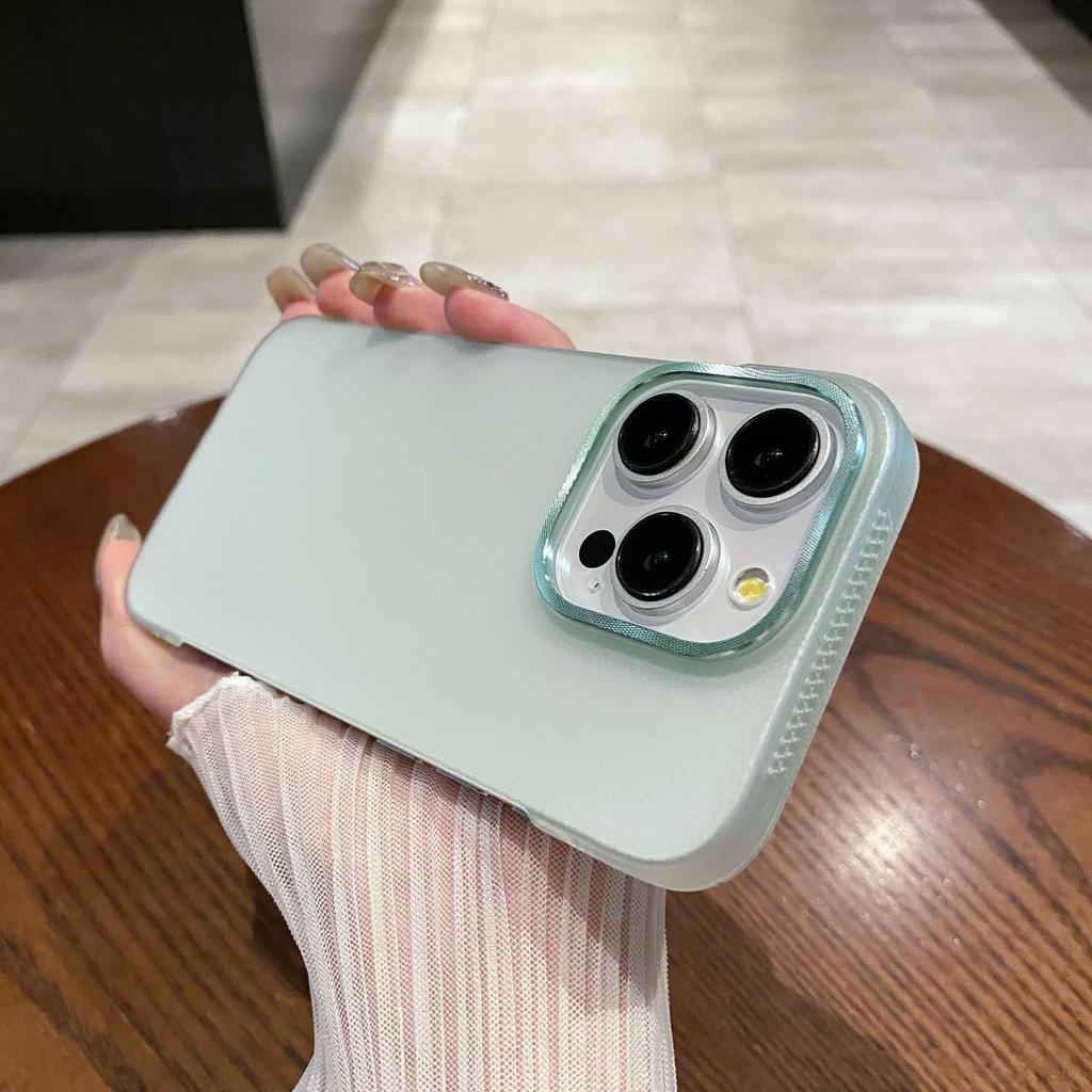 Applicable To Apple 16proMax New Half Pack Mobile Phone Case Without Frame IPhone 15 Matte Anti Fall 14 Protective Case