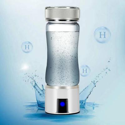 Бутылка для обогащенной водородом воды объемом 300 мл. Технология SPE PEM. Портативный стеклянный генератор водородной воды. Здоровое питье из стекла.