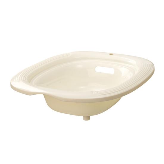 Биде Эргономичный Изогнутый Дизайн Поверхности Комфортная Ванна Слив Одной Кнопкой Нескользящий Край Раковины Физиотерапевтическое Биде