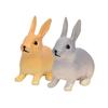 2Pcs Rabbit Ornament Miniature Figurine Fairy Garden Terrarium Landscape Decor CDN