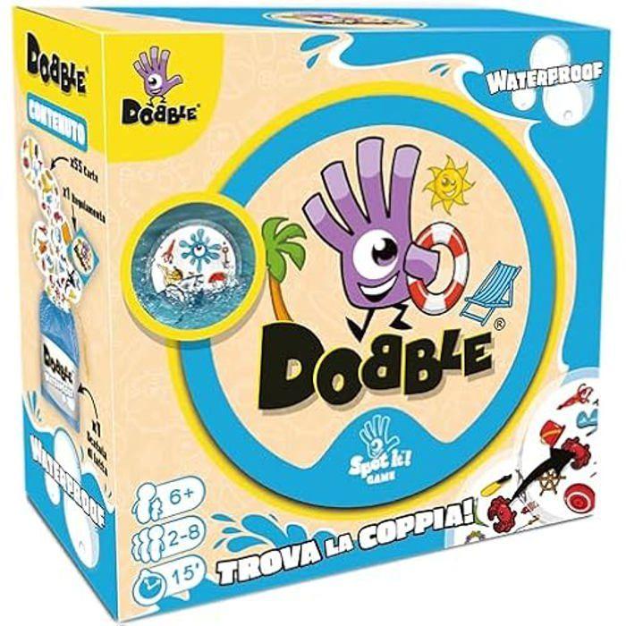 Jeu de Cartes - ASMODEE - Dobble étanche - 55 cartes - Mixte - 2 joueurs ou plus