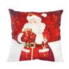 New Pillowcase Christmas Super Soft Red Simple Cute Santa Claus Print Cushion Home Cushion