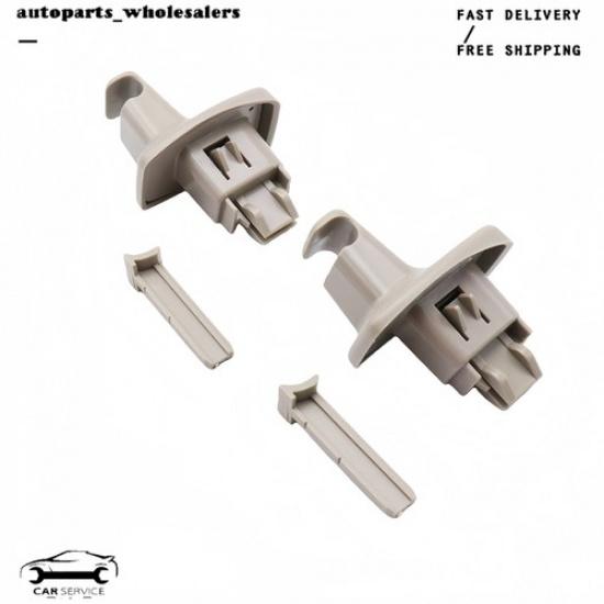 Pair Sun Visor Clip Holder Clips 25840046 For Chevrolet Express GMC Savana