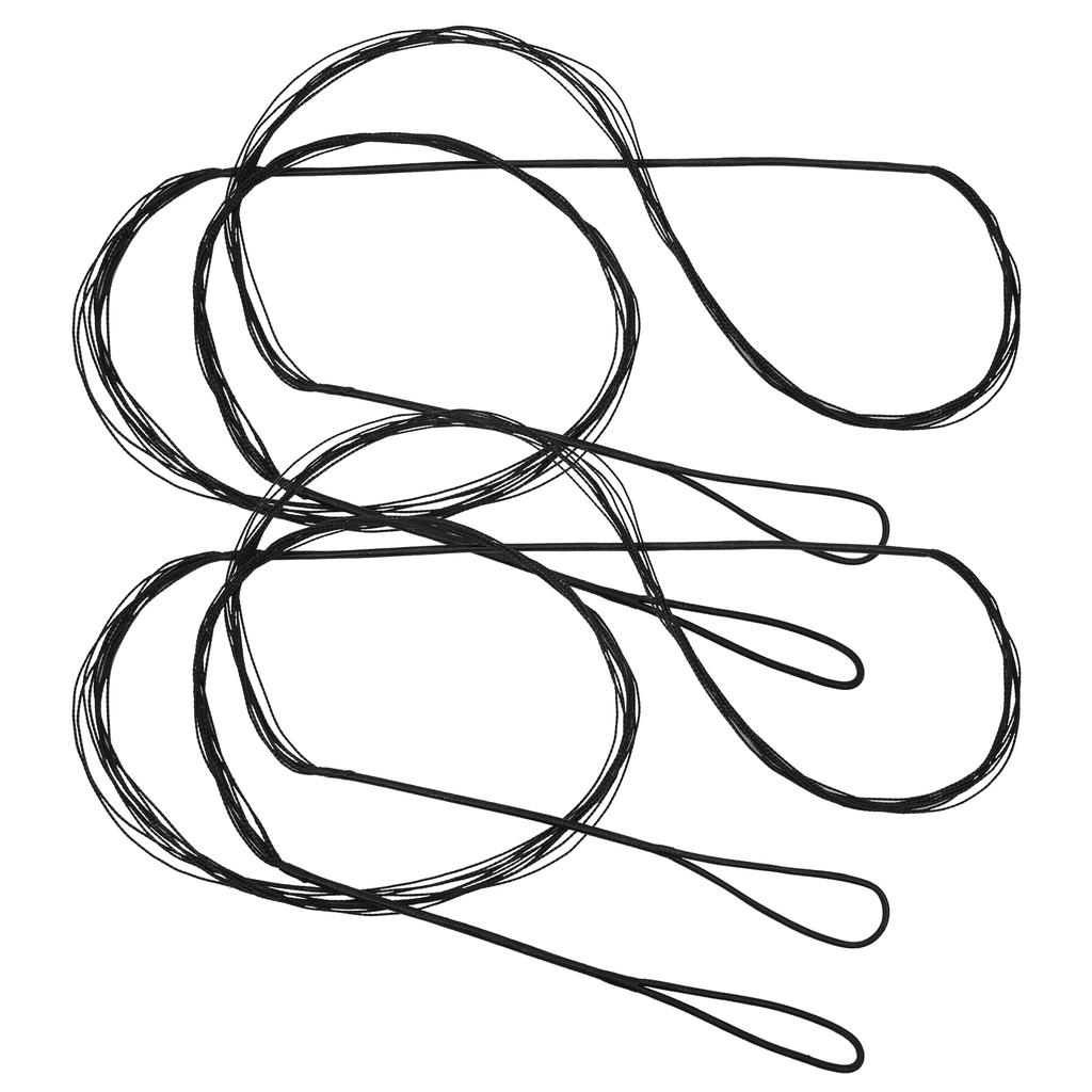 2 шт. Тетива для лука для стрельбы из лука, рекурсивная тетива, 12 прядей, 145 см 57,1 дюйма, 117 см 46,1 дюйма, сменная