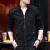 Spring And Autumn New Men'S Youth Washed Jacket, Korean Version Of Slim-Fit Pure Cotton Casual Outerwear Trend
