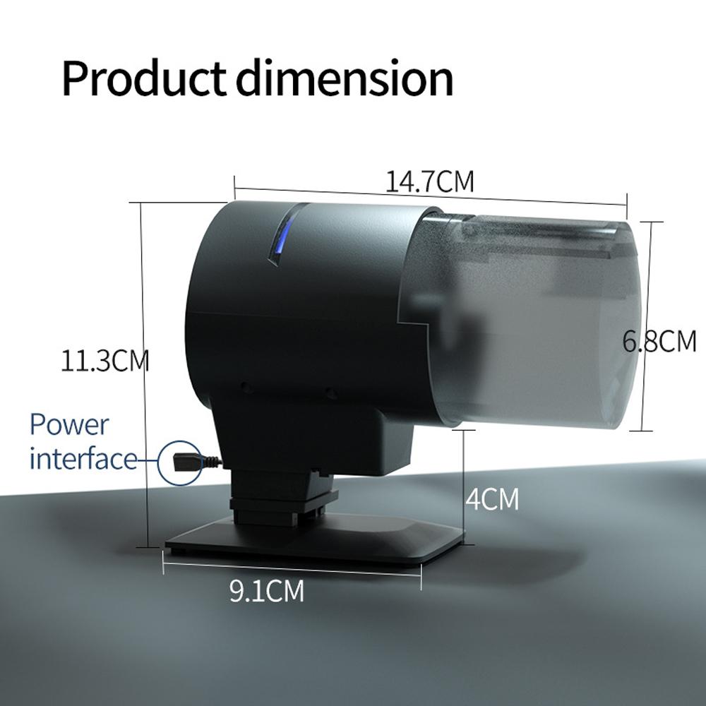 210 мл Большая емкость Кормушка для рыб Управление через приложение для мобильного телефона WiFi Интеллектуальный таймер Автоматическая кормушка Аквариум Кормушка для золотых рыбок