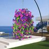 1PC Outdoor Courtyard Artificial Flowers, Eucalyptus Morning Glories, Silk Flowers, Home Wedding Decorations