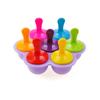 Silicone World 9/7 Отверстий Силиконовые Формы для Эскимо DIY Форма для Мороженого на Палочке Лоток для Льда Детский Фруктовый Молочный Коктейль Коробка для Прикорма
