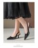Summer New Versatile Temperament Pointed Simple Personality Fashion Light Mouth High Heel Stiletto Single Shoes