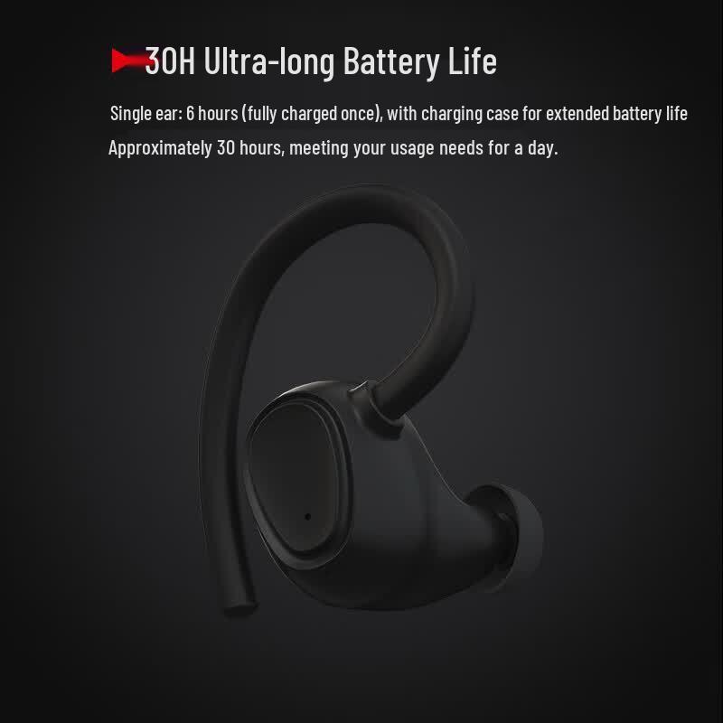 Newmine Q5 Настоящие беспроводные Bluetooth-наушники-крючки для спорта