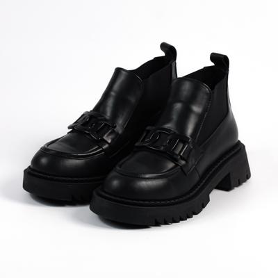 Ботинки Челси короткие 681139 36 Черные кожа