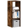 VidaXL Stackable Bookcase Smoked Oak 30x30x80 Cm Engineered Wood, Shelf, Bookshelf, Book Support, Cabinet 858811