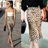 Ladies Fashion Skirt Leopard Print Style High Waist Slim Comfortable Breathable Skin Friendly Dress