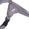 Harnais Pour Chien - HUNTER - Soho Mini - Cuir De Vachette - Doux Et Souple - Gris Lilas