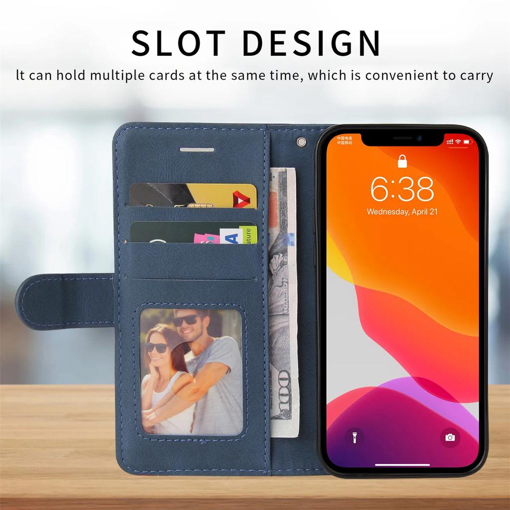 Leather Wallet Phone Case For Moto G31 G51 G71 G52 G62 G13 G73 G14 G32 G54 G84 G10 G50 G60 G9 Play Plus Flip Stand Phone Cover