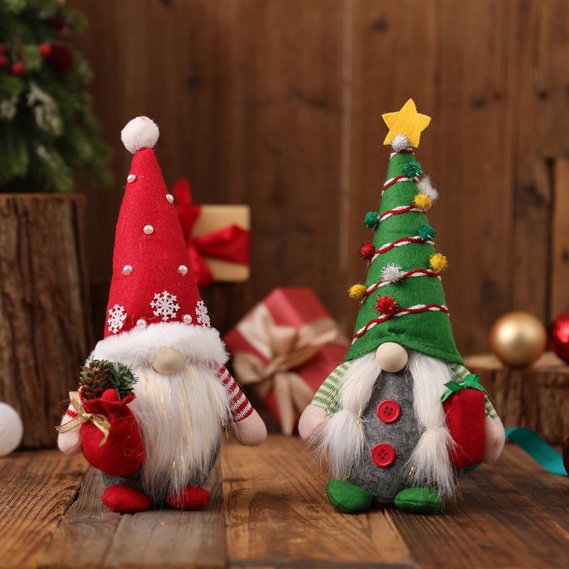 10 стилей, рождественские гномы, карлик, безликая кукла, плюшевые игрушки, рождественские украшения, принадлежности для дома, новогодний декор Navidad