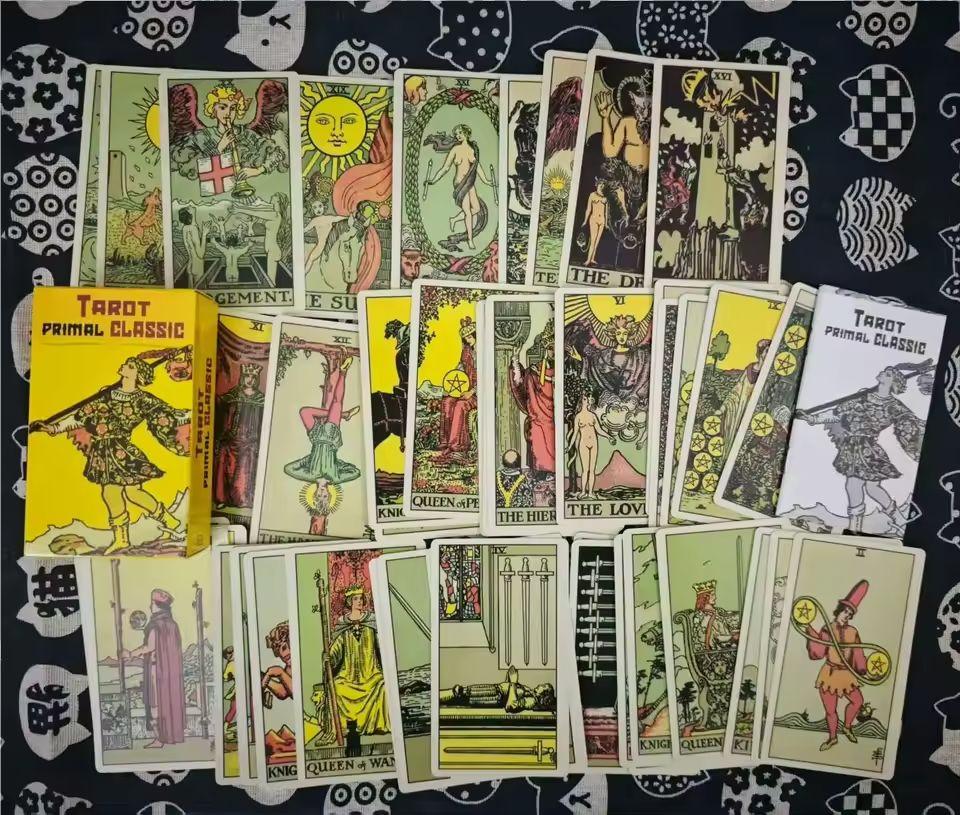 Классическая колода карт Таро 78 шт. для начинающих, гадание на судьбу, вечеринка, настольная игра, игрушка
