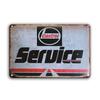 Vintage Decor Shabby Chic Metal Tin Signs Gulf Esso Agip Man Cave Wall Decoraion Motor Oil Garage Wall Stickers Gas Decor Pla