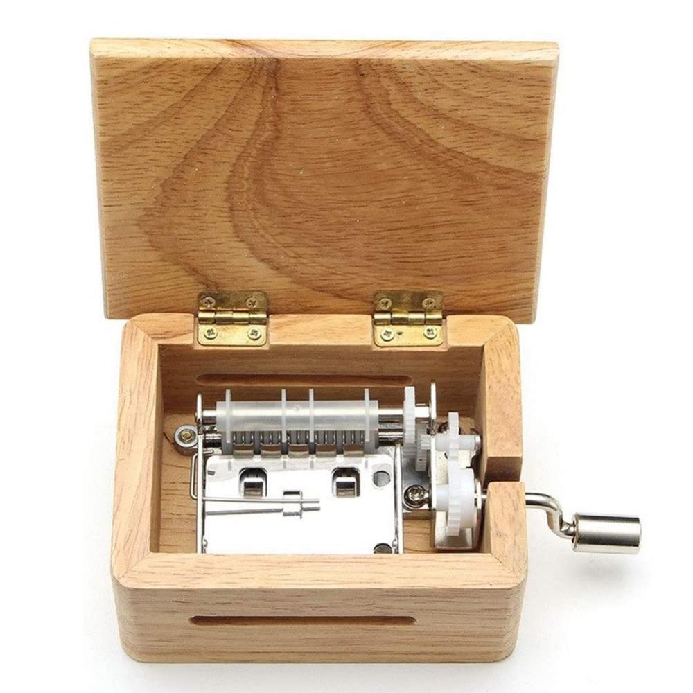 Hole Puncher DIY Music Box 15 Tone Small Musical Box Creative Wooden Music Box For Music Lovers