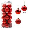 3CM Christmas Balls Decoration Set, 24/36Pcs Hanging Ball Pendants for Navidad New Year Home Party Decor, Christmas Tree Ornaments